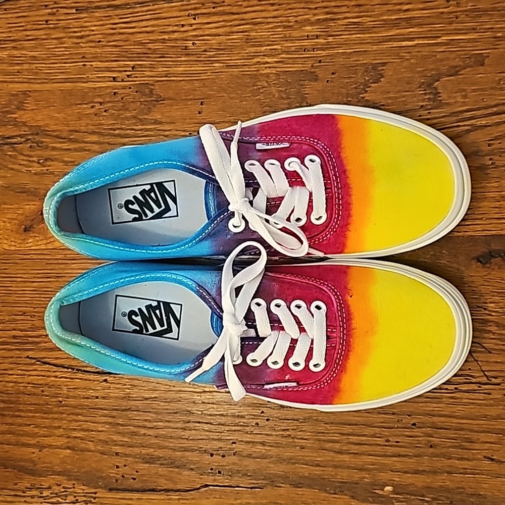Tie dye Vans size 9 in Womens